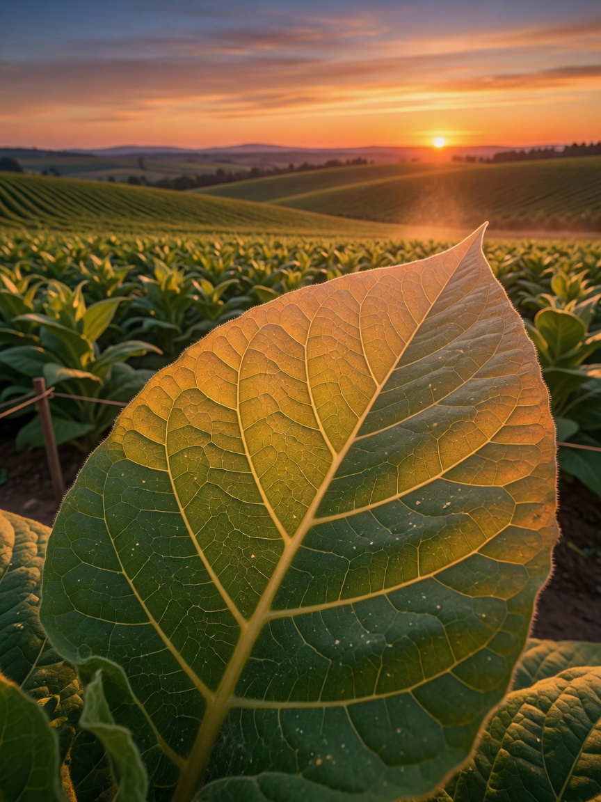 Évaluation complète de la maturité des feuilles de tabac : de la couleur aux indicateurs physico-chimiques, chacun est indispensable.